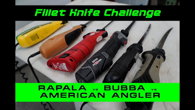 HOW TO FILLET WALLEYES & RAPALA R12 vs BUBBA CORDLESS COMPARISON