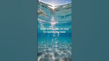 STOP SCROLLING It’s Time to Cleanse Your Brain 🧠 #shorts