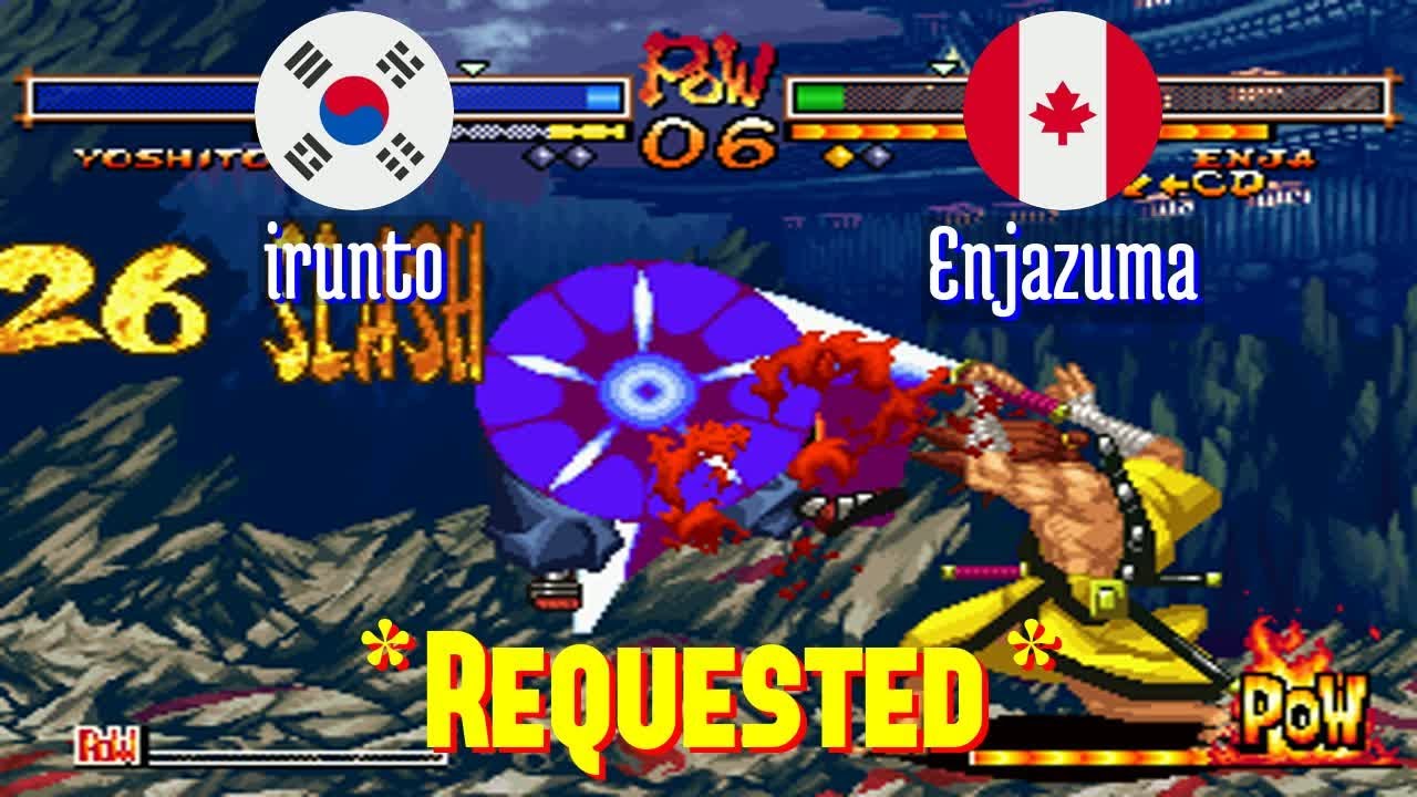 samsh5sp: irunto (KR) vs Enjazuma (CA) [Samurai Shodown V Special