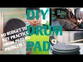 DIY DRUM PAD/PRACTICE PAD USING BABY RUBBER MAT AND PLYWOOD😊