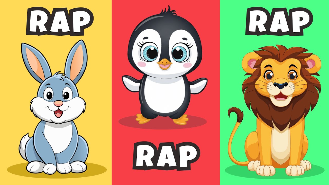 Rap Rap Rap Yürürsün 🦆 | Hayvanları Öğreten Bebek Şarkısı | Yumurcak Adamlar