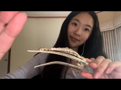 ASMR hair clipping (fast & aggressive??)