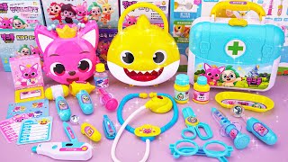 9 Minutes Satisfying with Unboxing Cute Pinkfong Toys, Baby Shark Doctor playset Collection ASMR