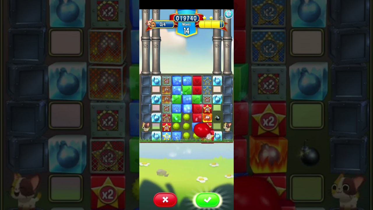 Pet Rescue Saga level 4708 one rocket
