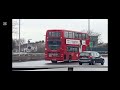 London Buses in the rain at Sun-in-the-Sands Roundabout: 1/2/26 (ft. EX FIRST E400 ON ROUTE 178!!!!)