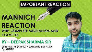Mannich Reaction with Mechanism | Important Named Reaction #CSIRNET #CHEMISTRY #IITJAM #JEEMAIN