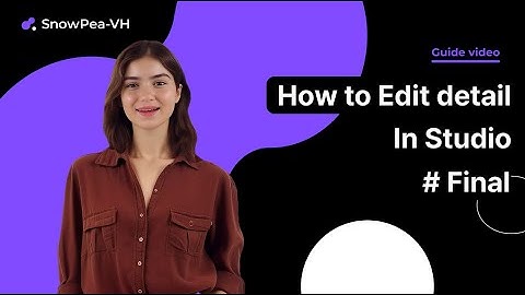 [SnowPea AI] Add and Edit Timeline in Studio (How to edit detail in Studio #Final)