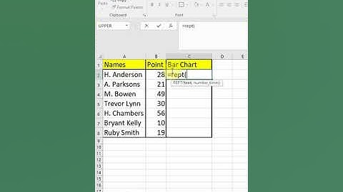 Create a Simple In-cell Bar Chart