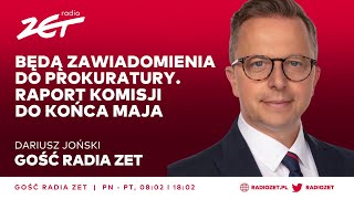 Dariusz Joński Będą Zawiadomienia Do Prokuratury Raport Komisji Do Końca Maja