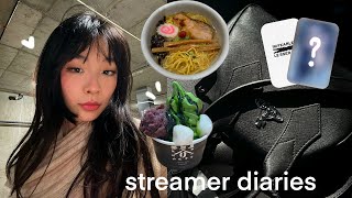 streamer diaries | LA le sserafim pop-up, riot campus, vct, good food, productivity