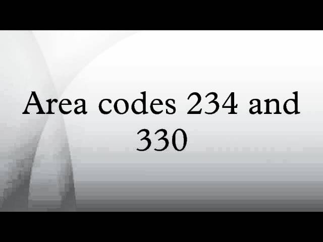 Area Codes 234 And 330 Youtube Area Codes 234 And 330 Youtube
