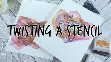 twisting a stencil |