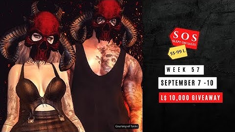 🔥 Slept On Sales | Second Life | Weekend Sale Event Week 57| 💸 10,000L GIVE*AWAY | NEW FREE GIFT🎁