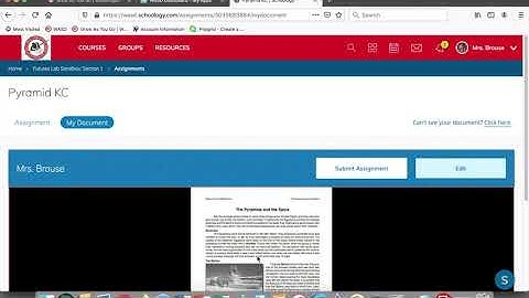 How to Create Documents for Students to Annotate in Schoology