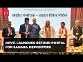 Amit shah launches crcssahara portal to refund depositors in four sahara coop societies