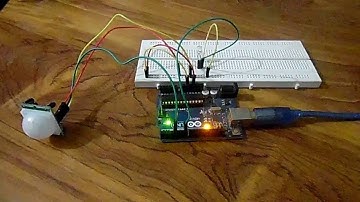 Arduino PIR Motion sensor HC-SR504 Running Demo
