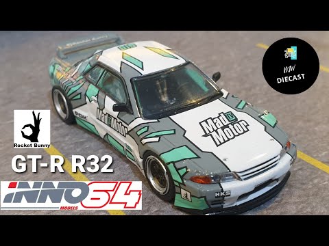 ミニカー inno64 GT-R R32 PANDEM MADMOTOR ECHO GAO INNO64 Nissan R32 Pandem Madmotor Echo Gao – J Toys Hobby