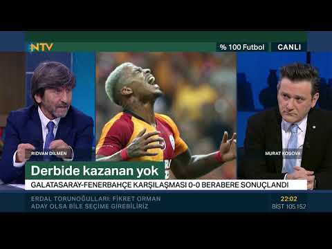 Rıdvan Dilmen: Cüneyt Çakır çok mutlu (% 100 Futbol 28 Eylül 2019)