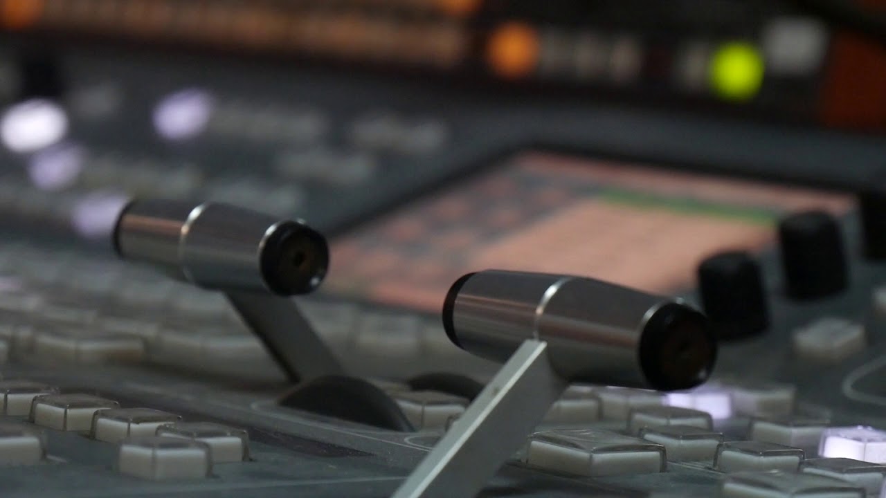 TV Studio Vision Mixing 05 / Free Stock Footage YouTube