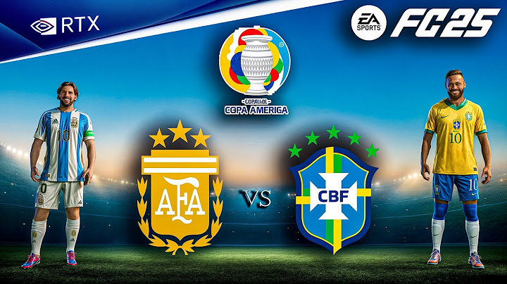 FC 25 - Argentina vs Brazil Ft. Messi, Neymar, | Copa America Final 2025 | PC™ [4K60]