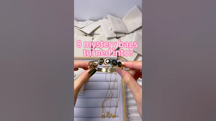 Unboxing let’s open 8 mystery bags! #blindbag #mysterybox #mysterybag #mysteryscoop #jewelry #gift