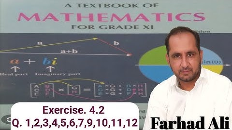 First Year Mathematics Kp Boards Chapter #4 Sequences And Series Exercise 4.2 Q.1 to12.