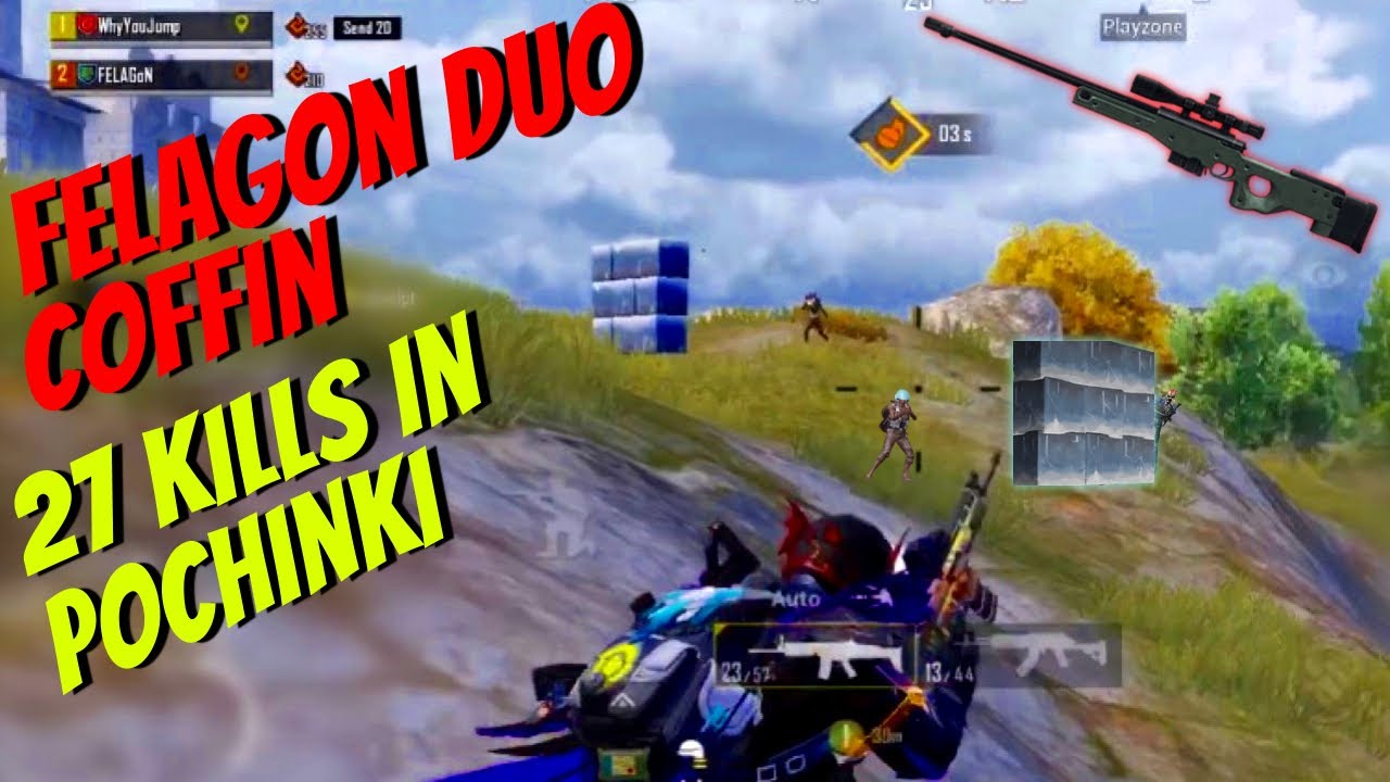 Felagon AND Coffin / 27 Kills in Pochinki | PUBG MOBILE