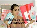 HAUL MATERIAL ESCOLAR: Lo BÁSICO para empezar LA UNIVERSIDAD