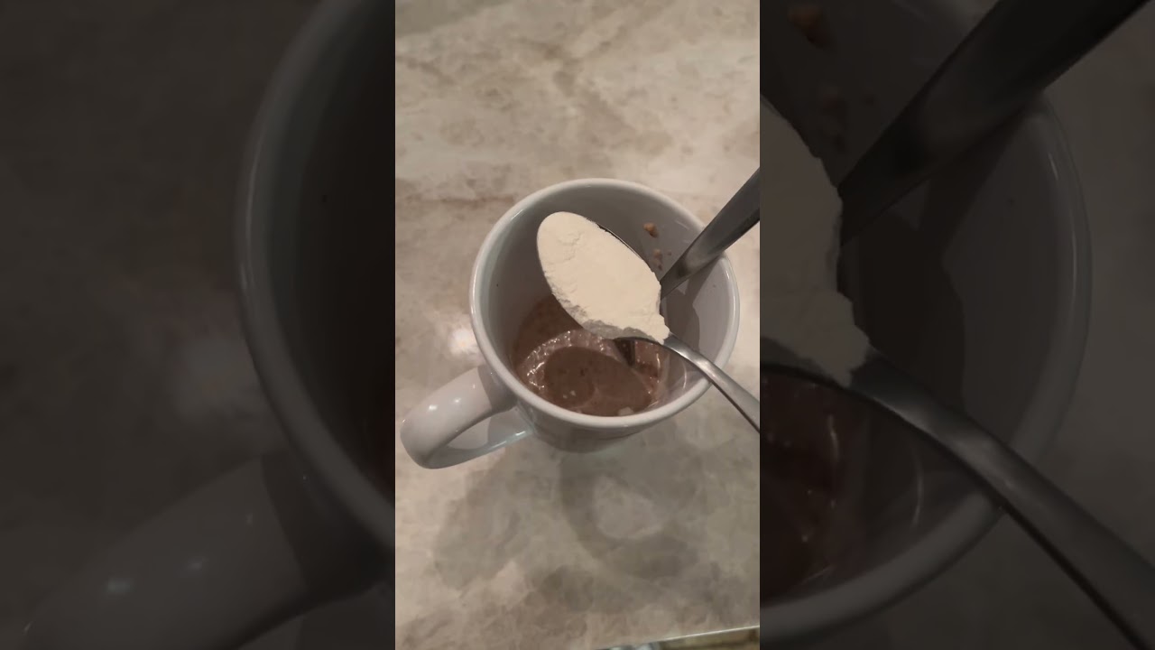 I tried to make a chips ahoy mug cake