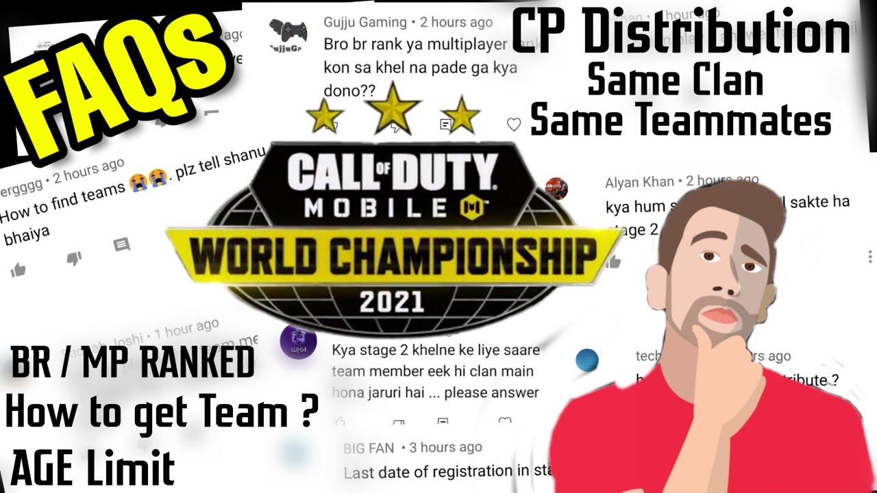 FAQs COD MOBILE WORLD CHAMPIONSHIP 2021 HOW TO FIND TEAMS FOR STAGE 2 FAQs COD MOBILE WORLD CHAMPIONSHIP 2021 HOW TO FIND TEAMS FOR STAGE 2