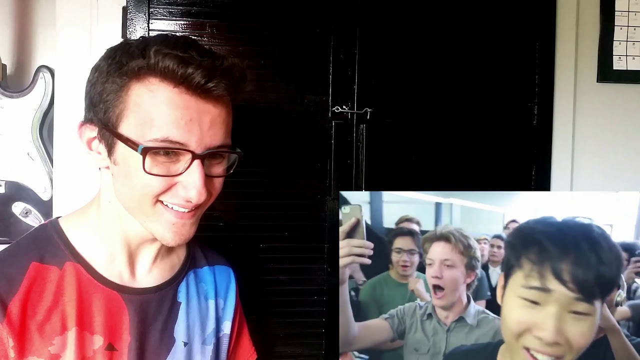Guys Singing Halo In Bathroom