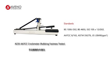 AC05 AATCC Crockmeter Rubbing Fastness Tester