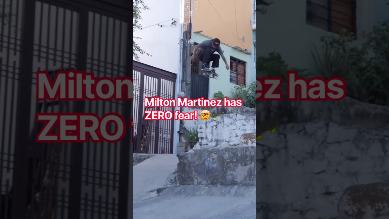 Milton Martinez Goes Absolutely Full Send! 🛹🔥 #shorts #skateboarding