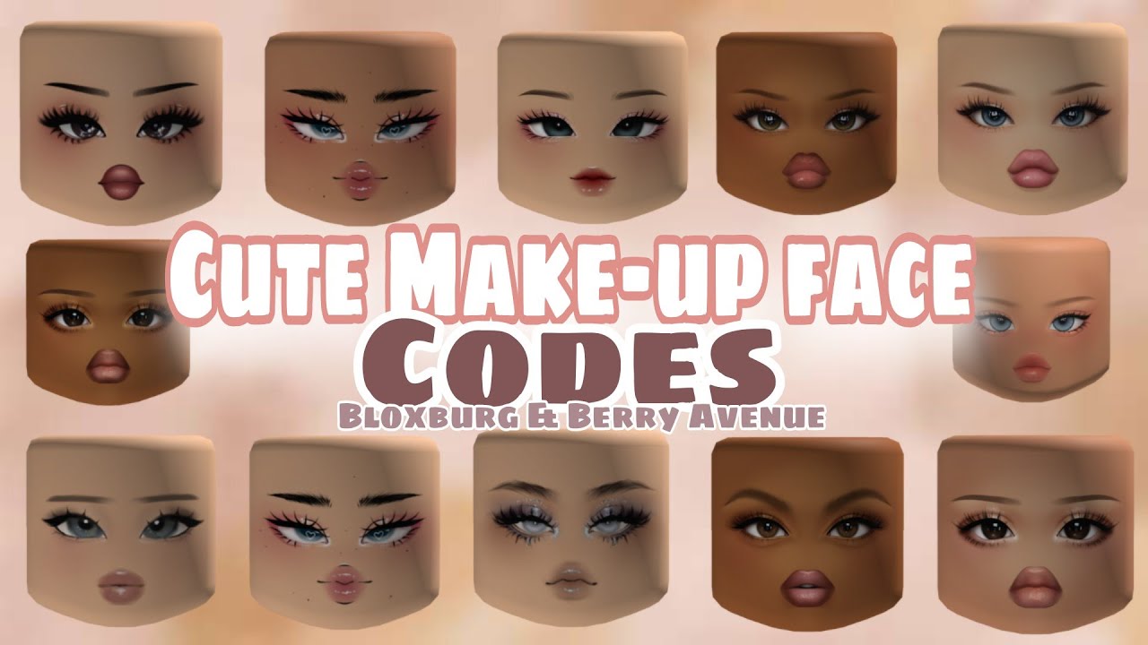 ✨NEW CUTE FACES✨On roblox-🥰😍😝 