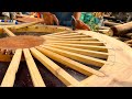 Unique Design Ideas Very Fancy Round Table || Skillful Carpentry Techniques Of Vietnamese Carpenters