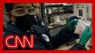 See inside secret DEA lab cracking down on fake pills