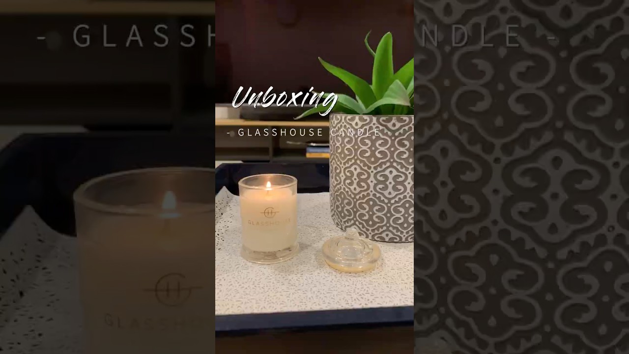 Unboxing GLASSHOUSE CHRISTMAS CANDLE 🇳🇿