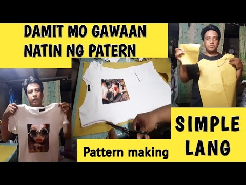 Damit mo gawin nating pattern/Paano gumawa ng patern gamit ang sarili nating damit/RAW VLOG