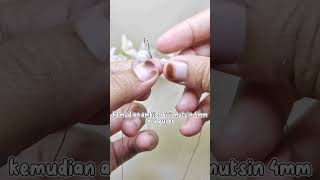 diy hairvine round head #pearl #diy #hijabstyle  #hairvine #headchain