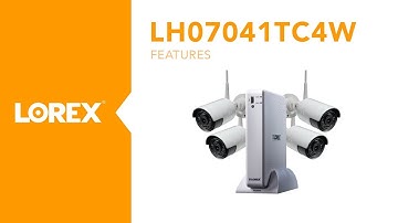 Lorex by FLIR - LH07041TC4W Wireless 1080p HD Security Camera System
