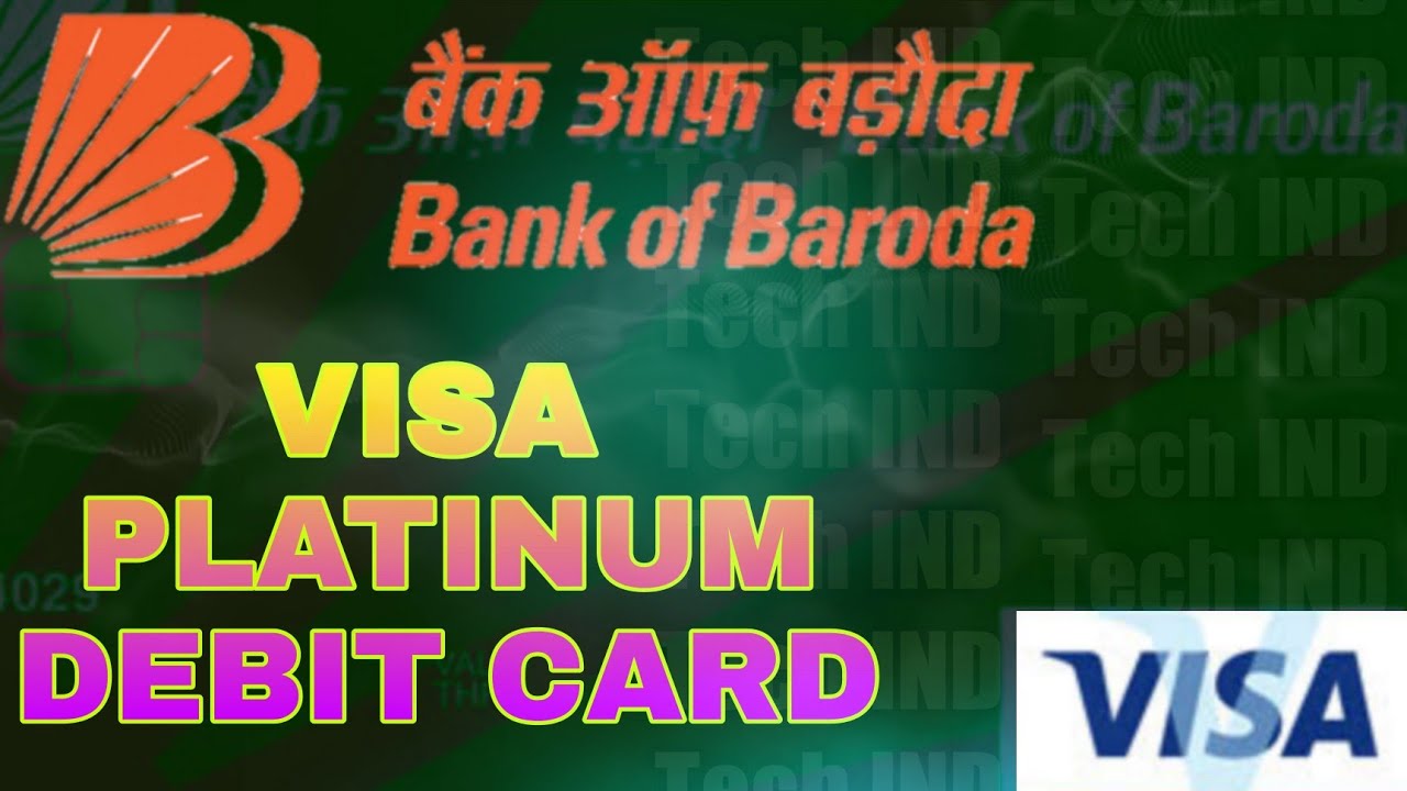 Visa Platinum Debit card ♦️ Bank of Baroda unboxing. YouTube