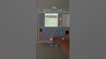 REF615 relay fault Resetting processor.....