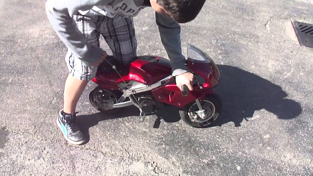 How To Start A Pocket Bike YouTube