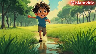 🌙Firas descubre el secreto de la limpieza en el Islam. Una historia animada para niños musulmanes🧼✨