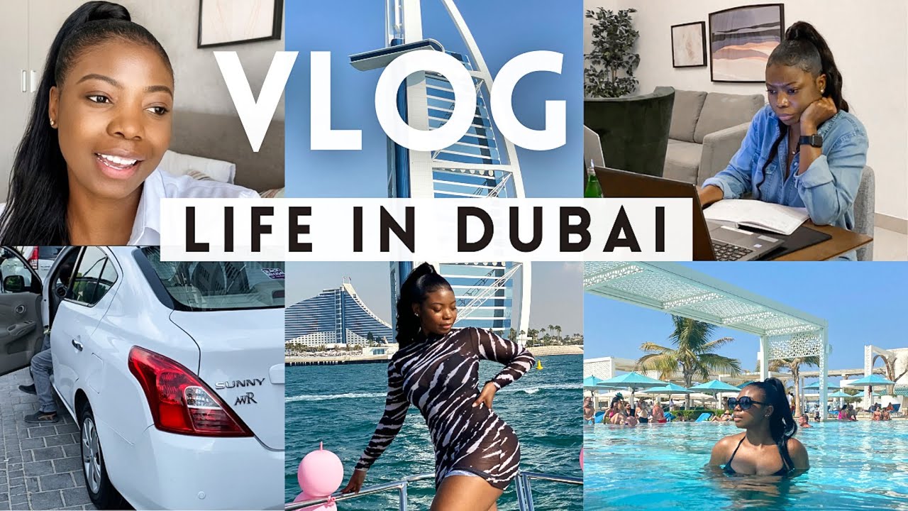 VLOG | LIFE IN DUBAI | Finding an Apartment | Working Remote (U.S. time) | First Time Driving.