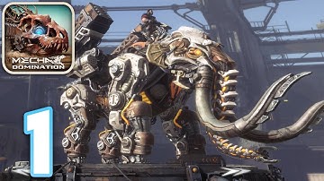 Mecha Domination: Rampage - Walkthrough Gameplay Part 1 - Intro & Tutorial (iOS, Android)
