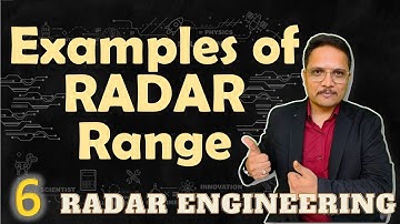 Examples of RADAR Range | Solved Problems of RADAR Range Parameters | RADAR Engineering