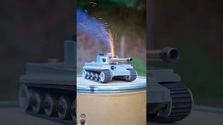 Tiger I → Precision TANK Shooting -DISTANCE 25m / 27.34yd #mrmichal #tankgun #minicannon#shortsvideo