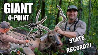 A WORLD RECORD 4 Point Buck?!