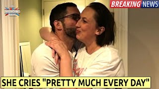 Miranda Hart's worried husband finds her 'weeping' at the kitchen table 'pretty much everyday'